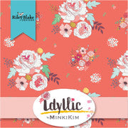 SALE Idyllic 2.5-inch Rolie Polie Jelly Roll 40 Pieces Riley Blake Designs  Precut Bundle Floral Flowers Quilting Cotton Fabric 