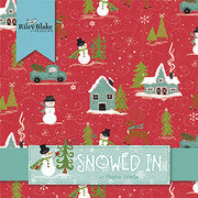 Snowed In 2.5 Inch Rolie Polie Jelly Roll 40 pieces - Riley Blake Designs -  Christmas - Precut Pre cut Bundle - Quilting Cotton Fabric