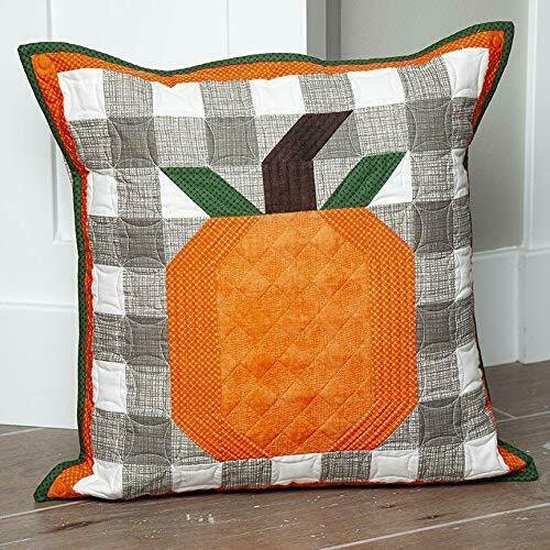 November 2021 Pillow Kit of the Month Boxed Kit KTP-17826 - Riley Blake - Keepsake Box Pattern Fabric - Pumpkin - Quilting Cotton Fabric