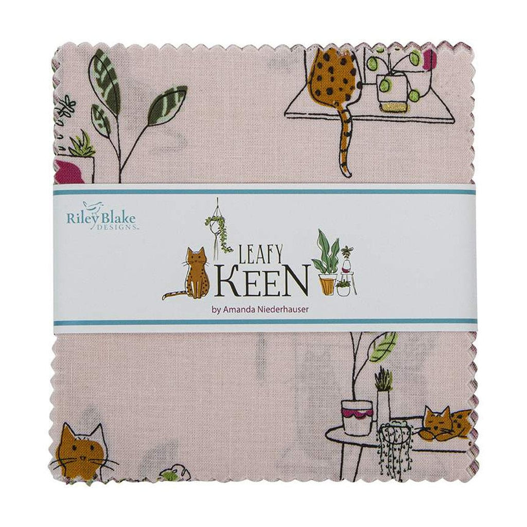 Inefficiënt Buigen Regeren Leafy Keen 5" Stacker Charm Pack Bundle - Riley Blake Designs - 42 Pie –  Cute Little Fabric Shop
