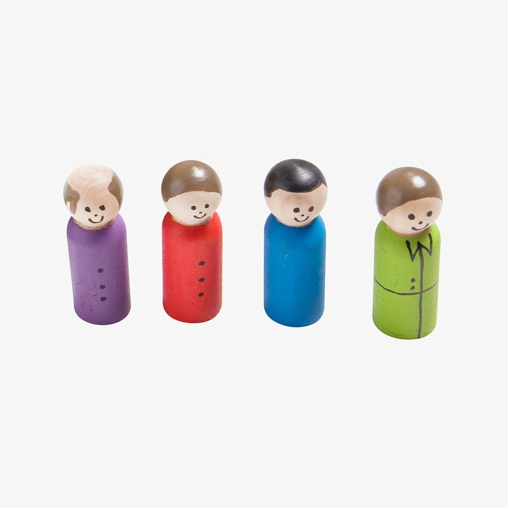 wooden people toys