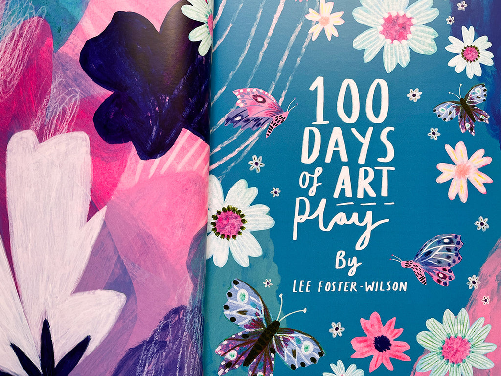 Lee Foster-Wilson 100 Days of Art play Title page