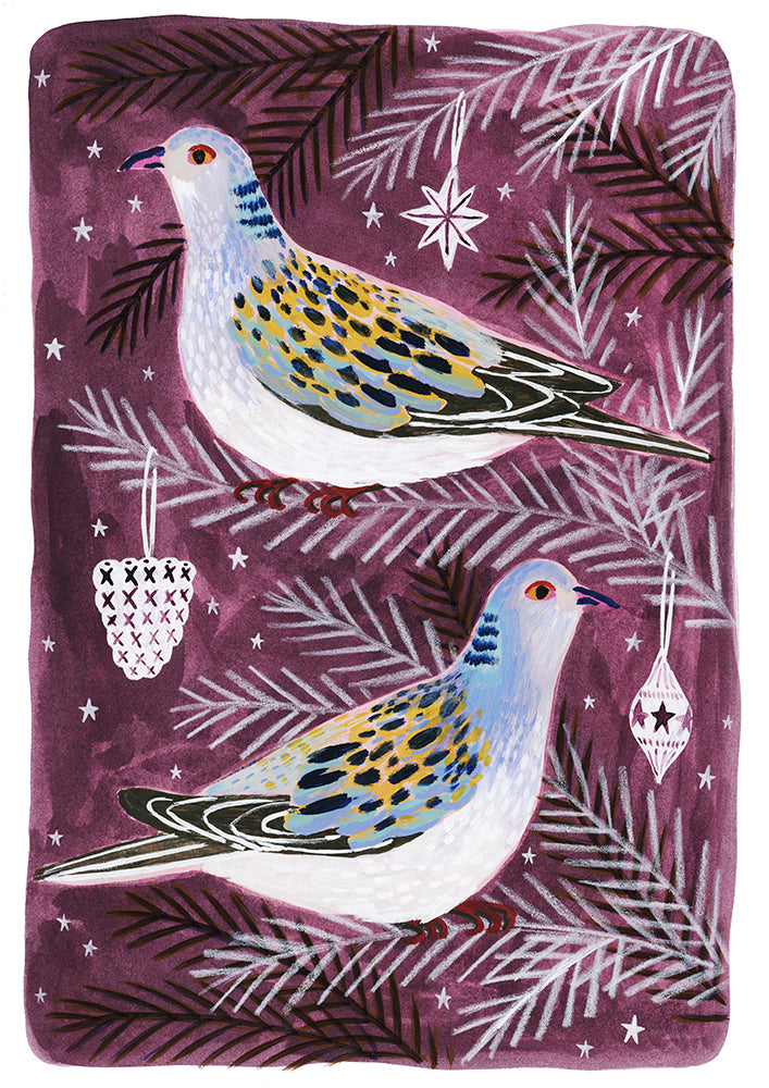 Lee Foster-Wilson Two Turtle Doves Drawing