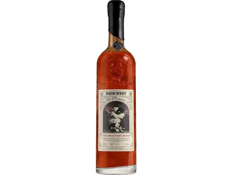 High West The Prisoner's Share Rye Whiskey