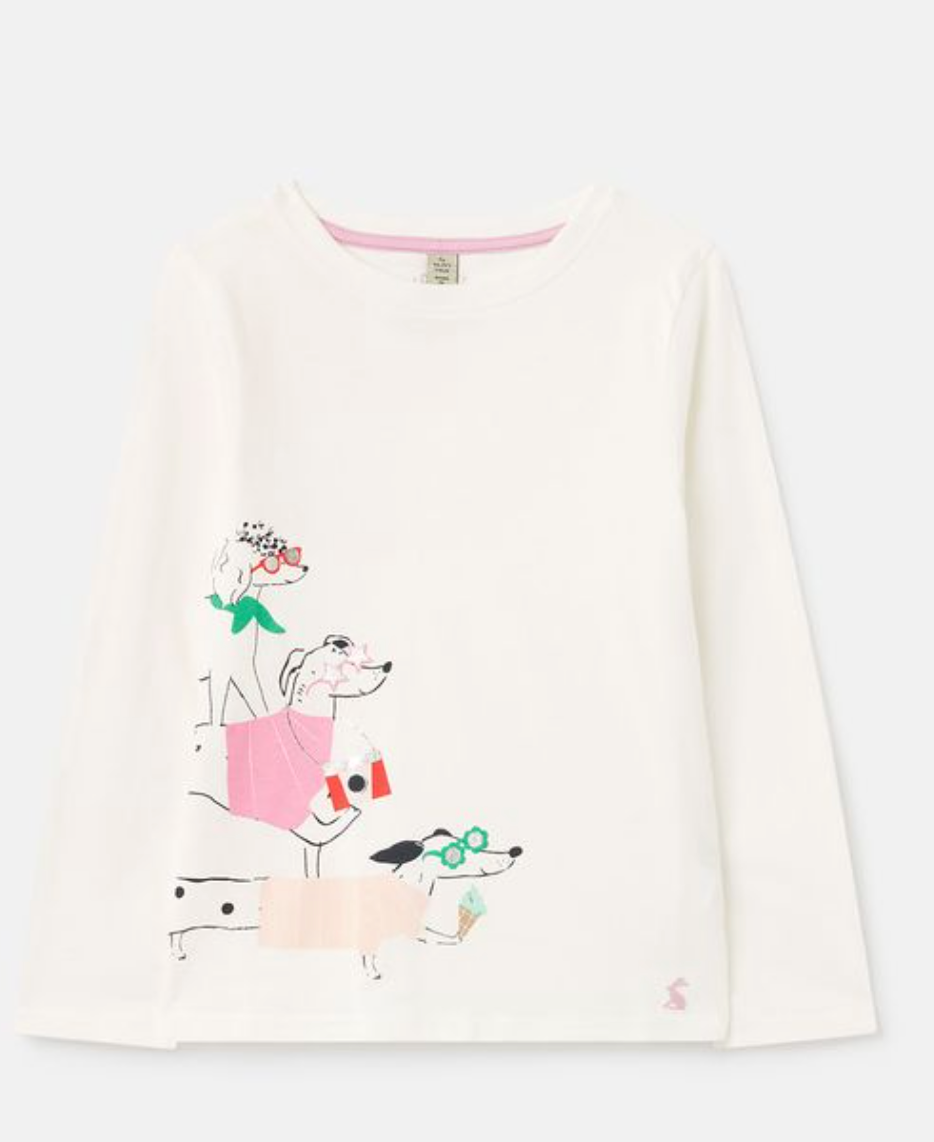 Joules Bessie Three Dogs Tee