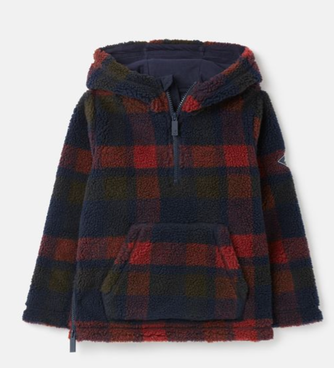 Joules Whitacre Coat-red check