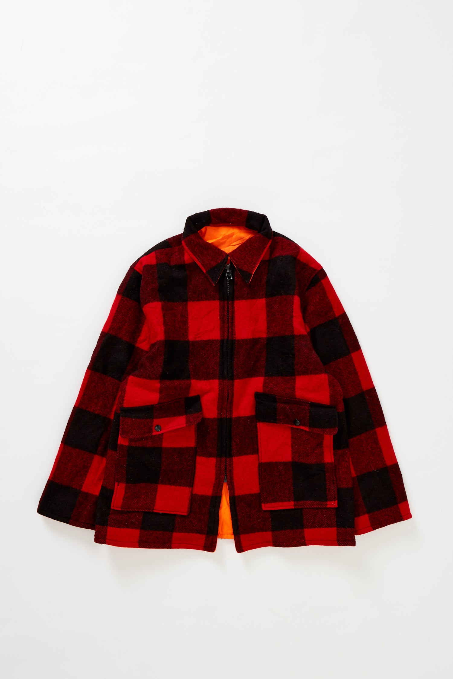 Image of 70's Woolrich reversible hunting jacket (XL)