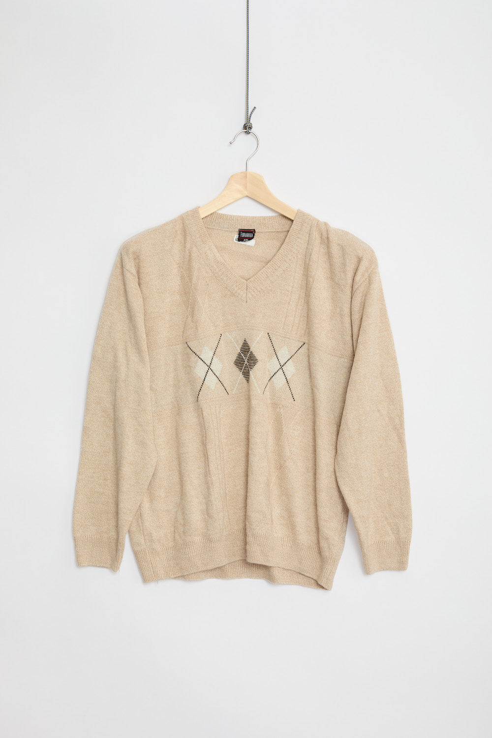 image of Light v-neck sweater (XL)