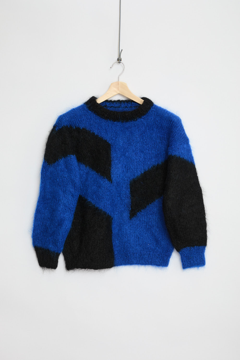 image of Hand-knit mohair sweater (M)