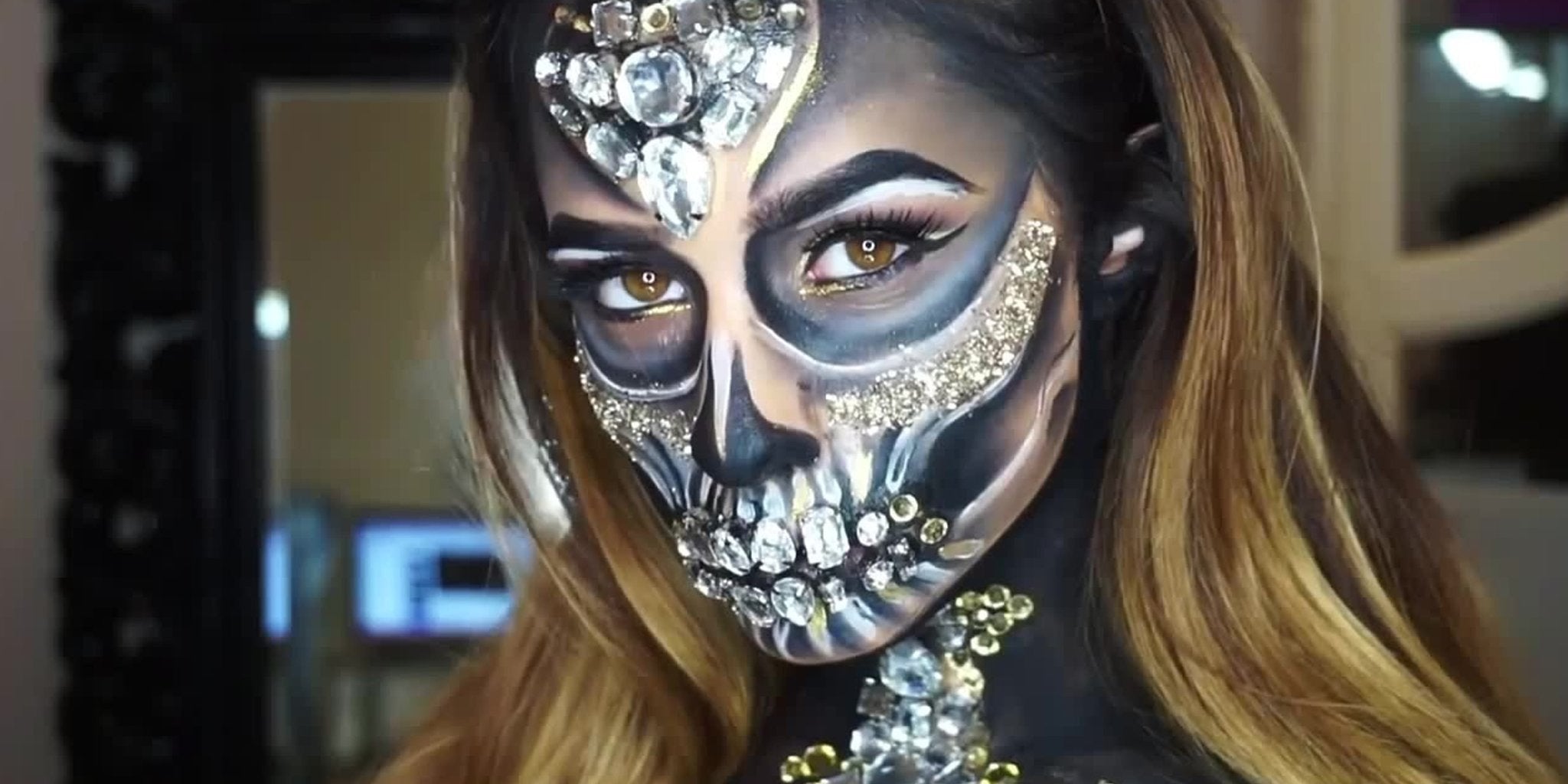 Calavera Makeup DIY Best Sugar Skull Looks For Halloween