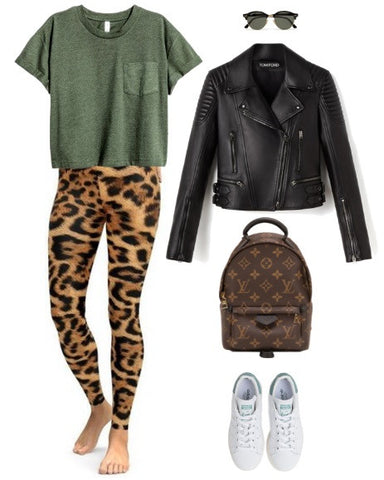 WHAT TO WEAR IN FALL 2024 FROM WHEN YOU WAKE UP?  Cheetah print tights, Animal  print tights, Animal print outfits