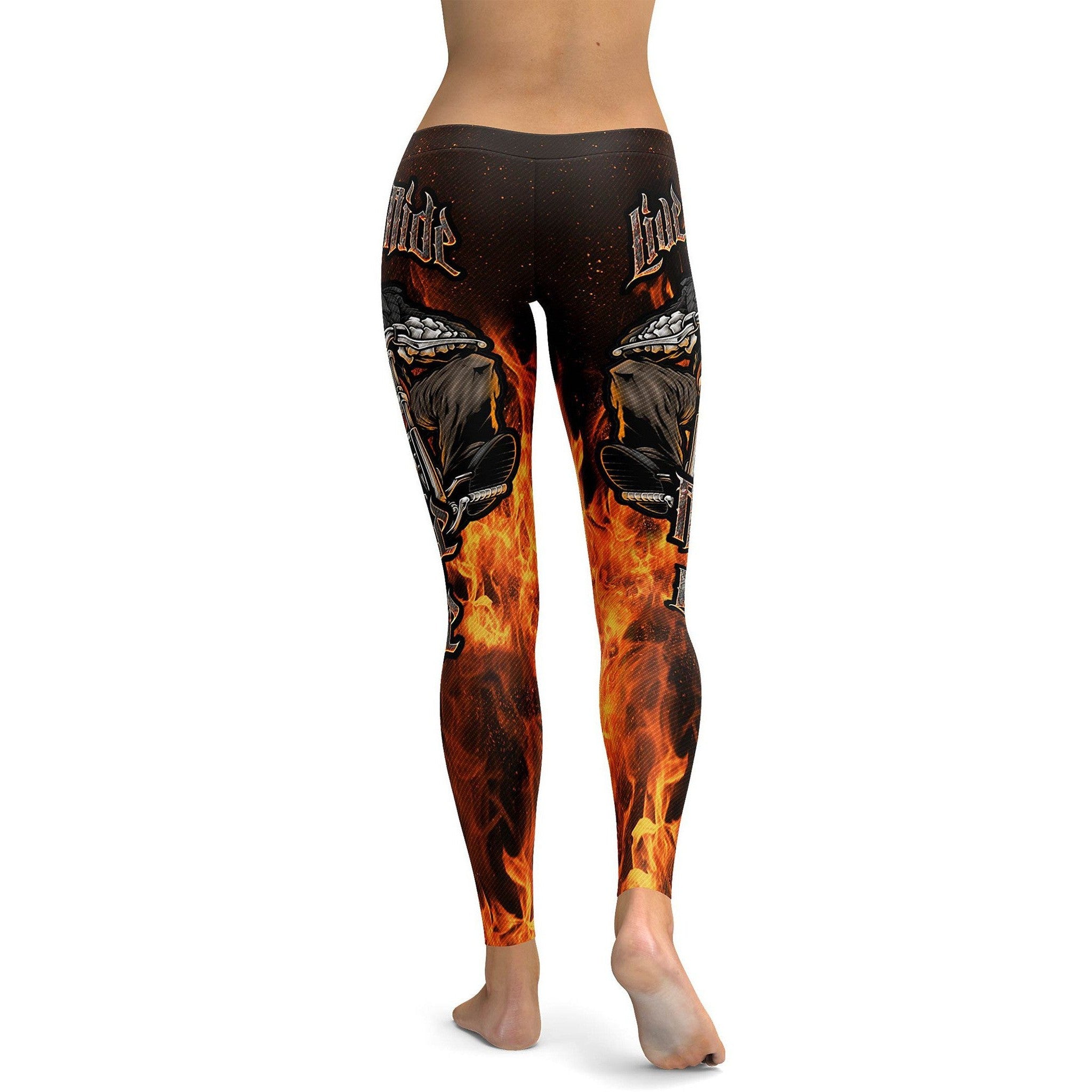 Live to Ride - Ride to Live Biker Leggings