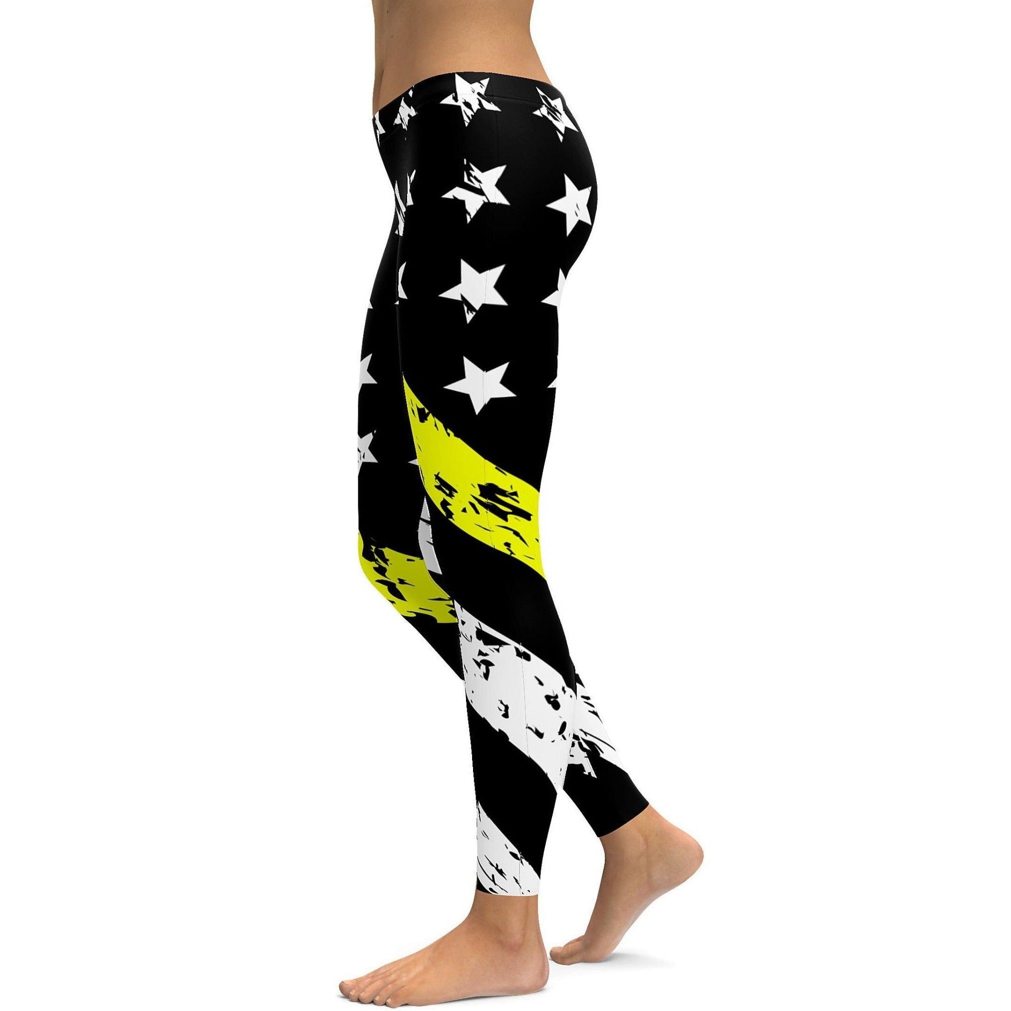 Thin Yellow Line Leggings