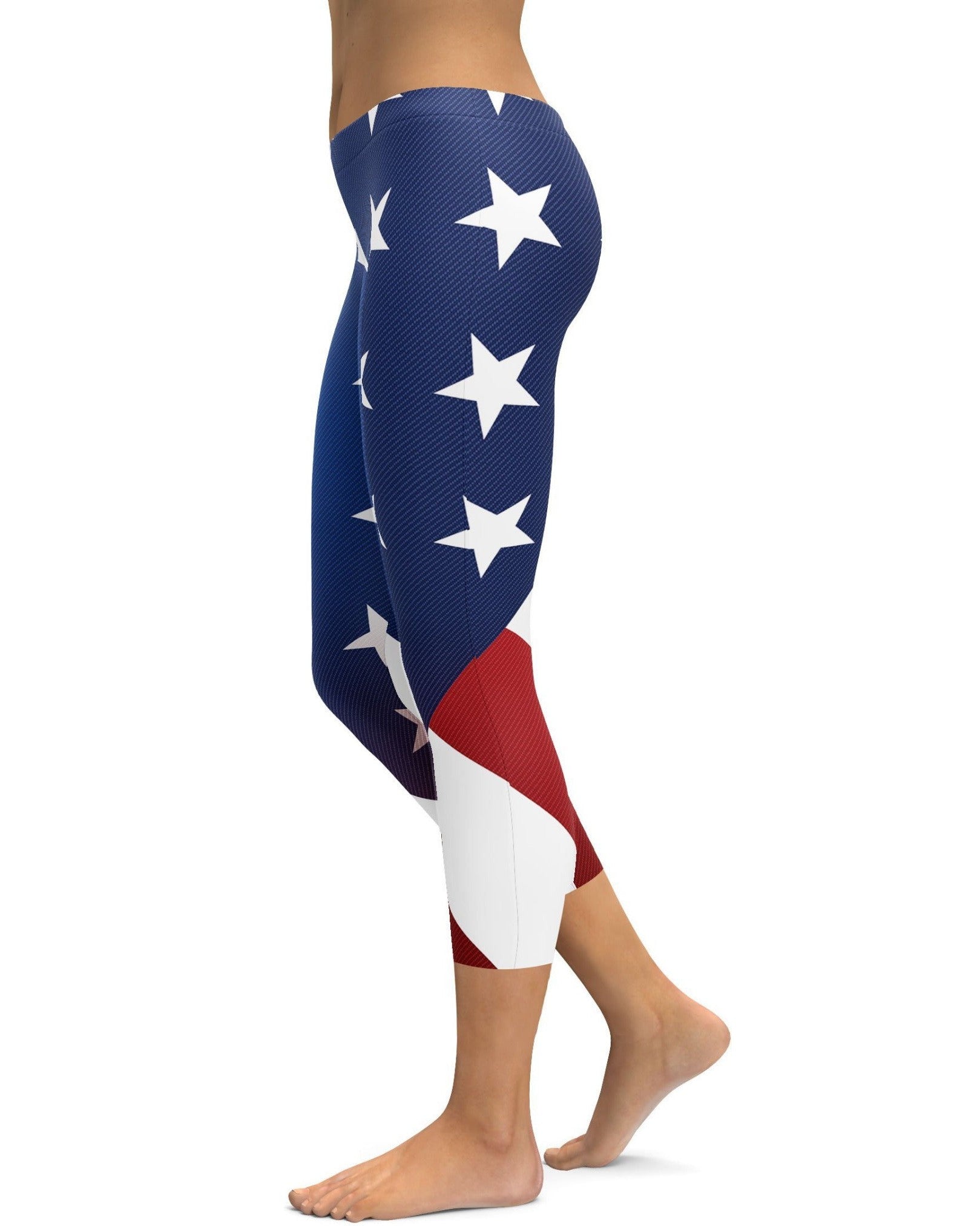 American Flag Capris