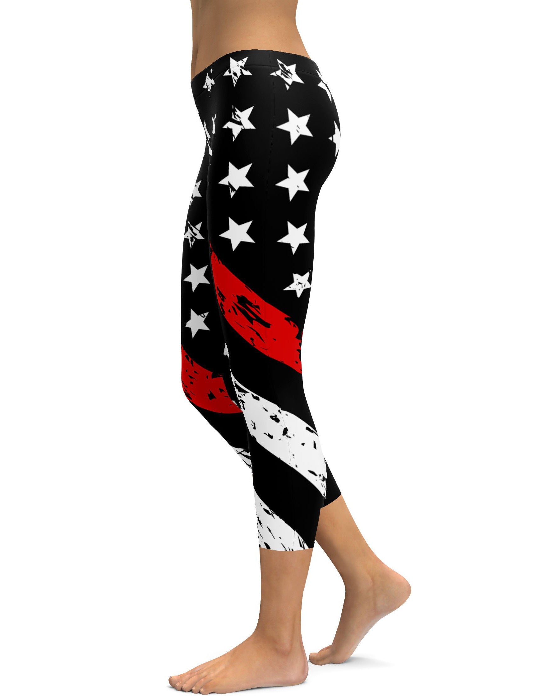 Thin Red Line Capris