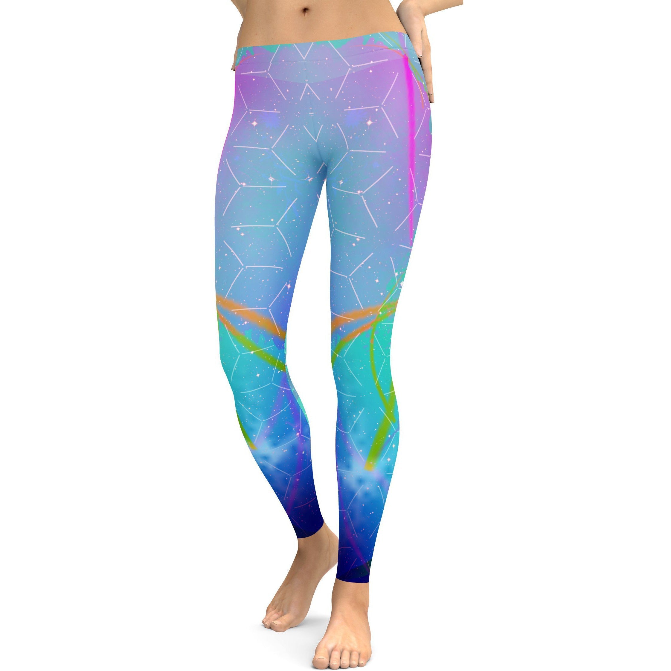 Light Colorful Rave Leggings