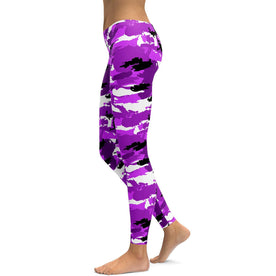 Purple Camo Leggings