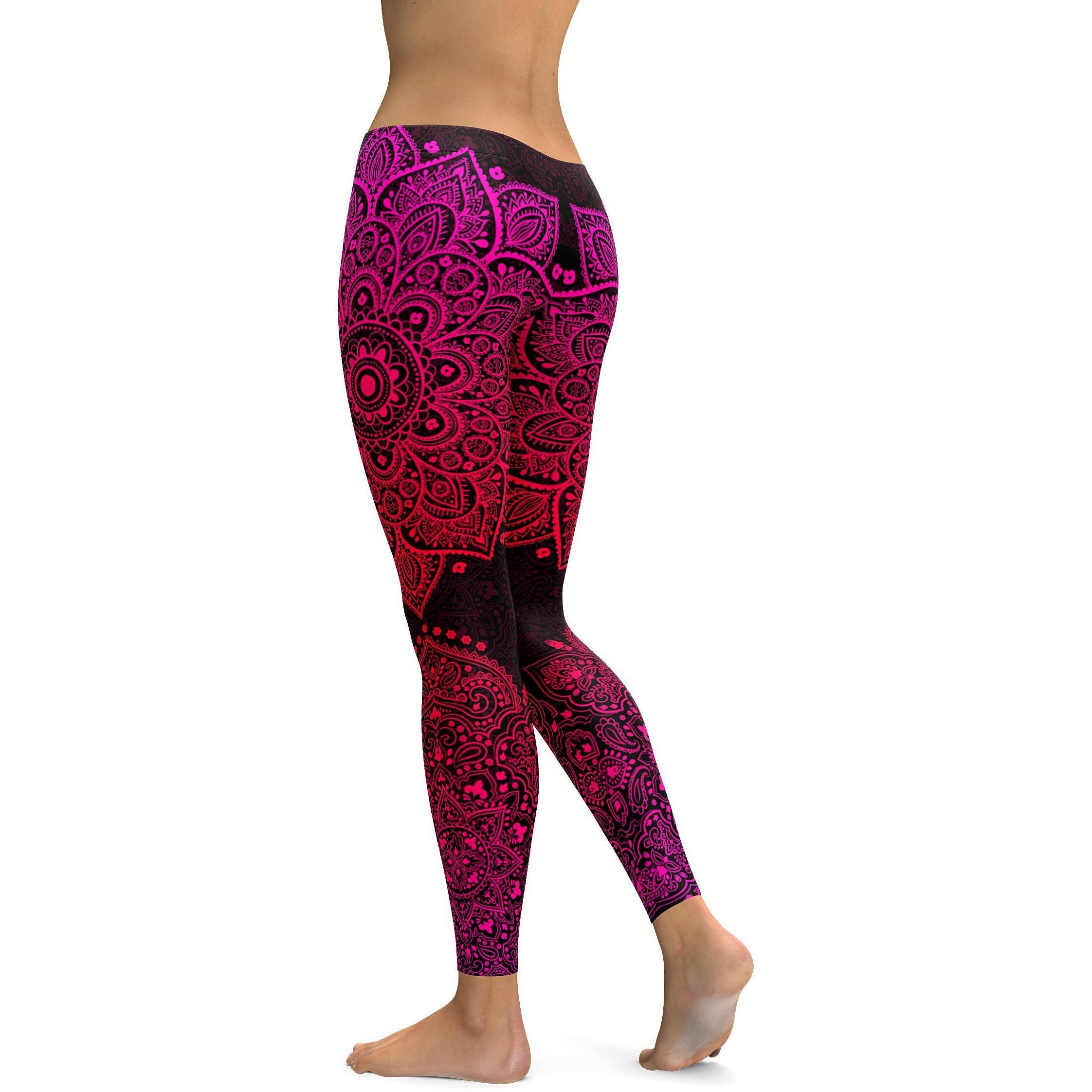 Pink Mandala Leggings