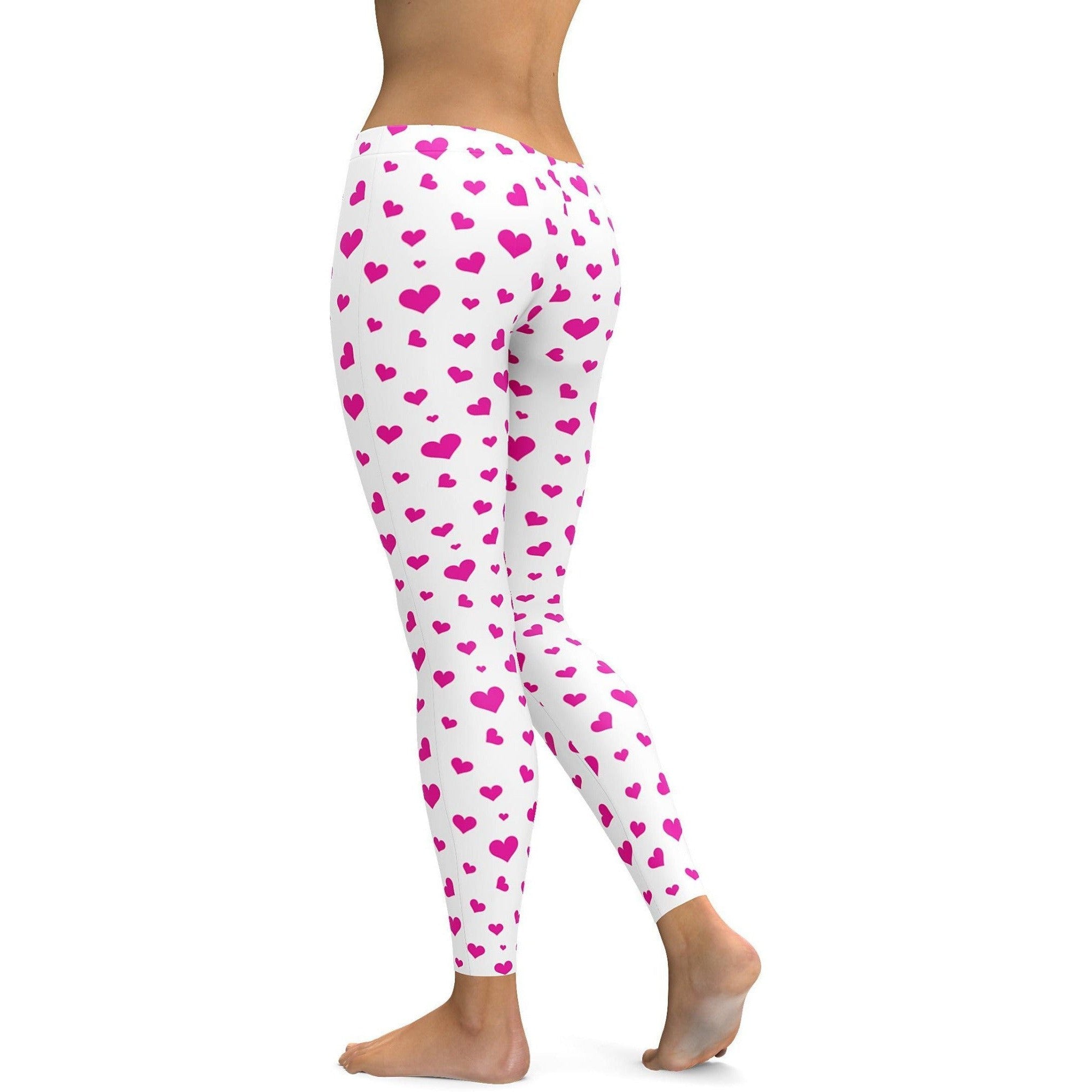 Pink Hearts Leggings