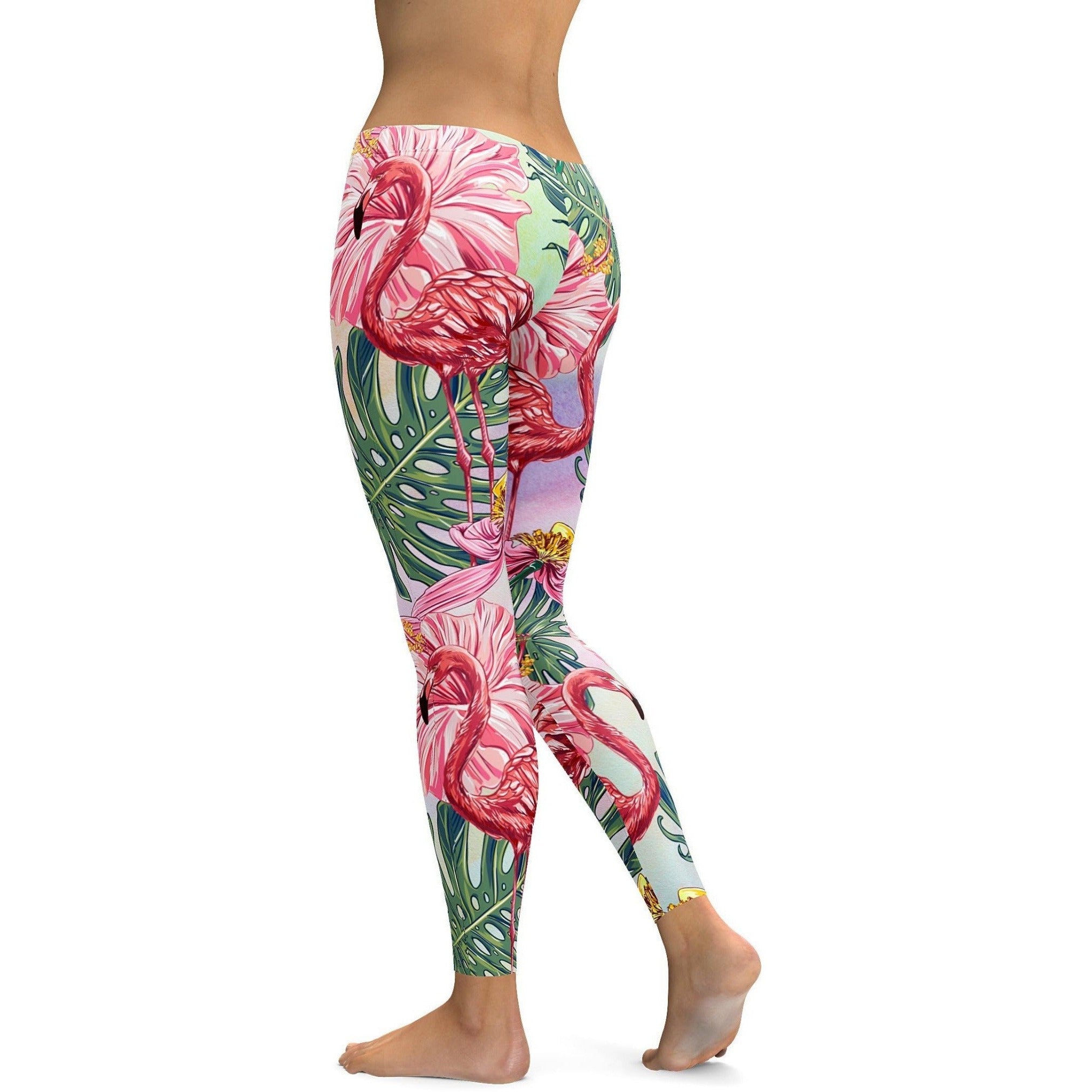 flamingo leggings