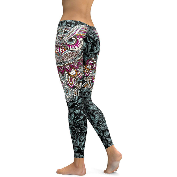 Ornamental Owl Leggings