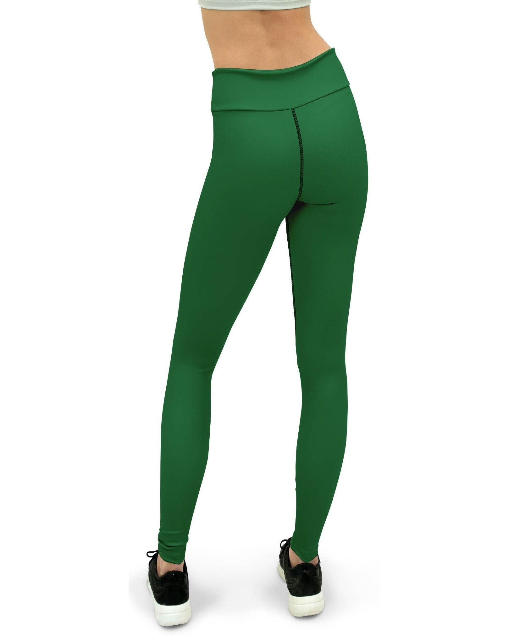 Solid Irish Green Yoga Pants