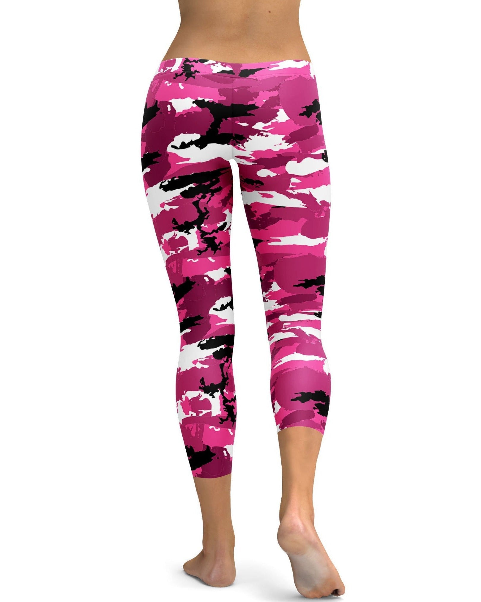 Pink Camo Capris