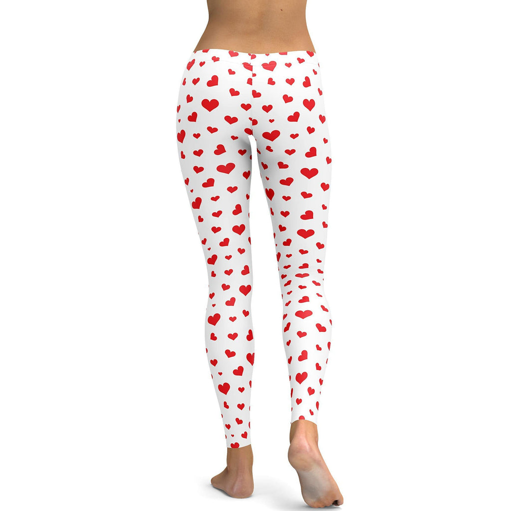 Red Hearts Leggings