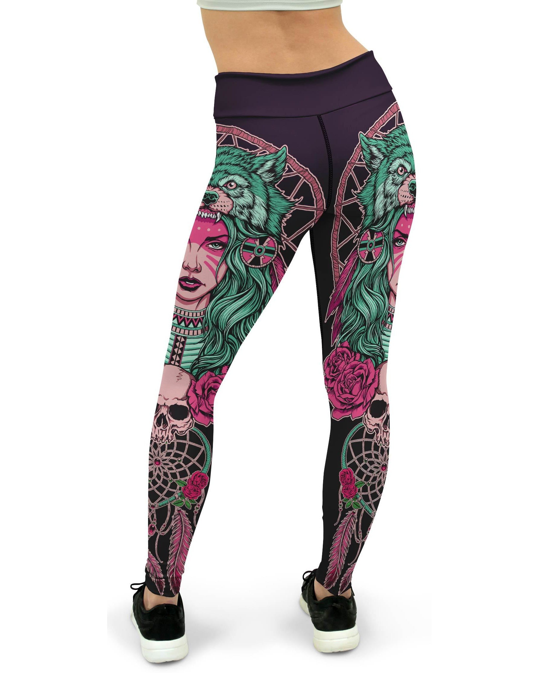 Native American Warrior Yoga Pants