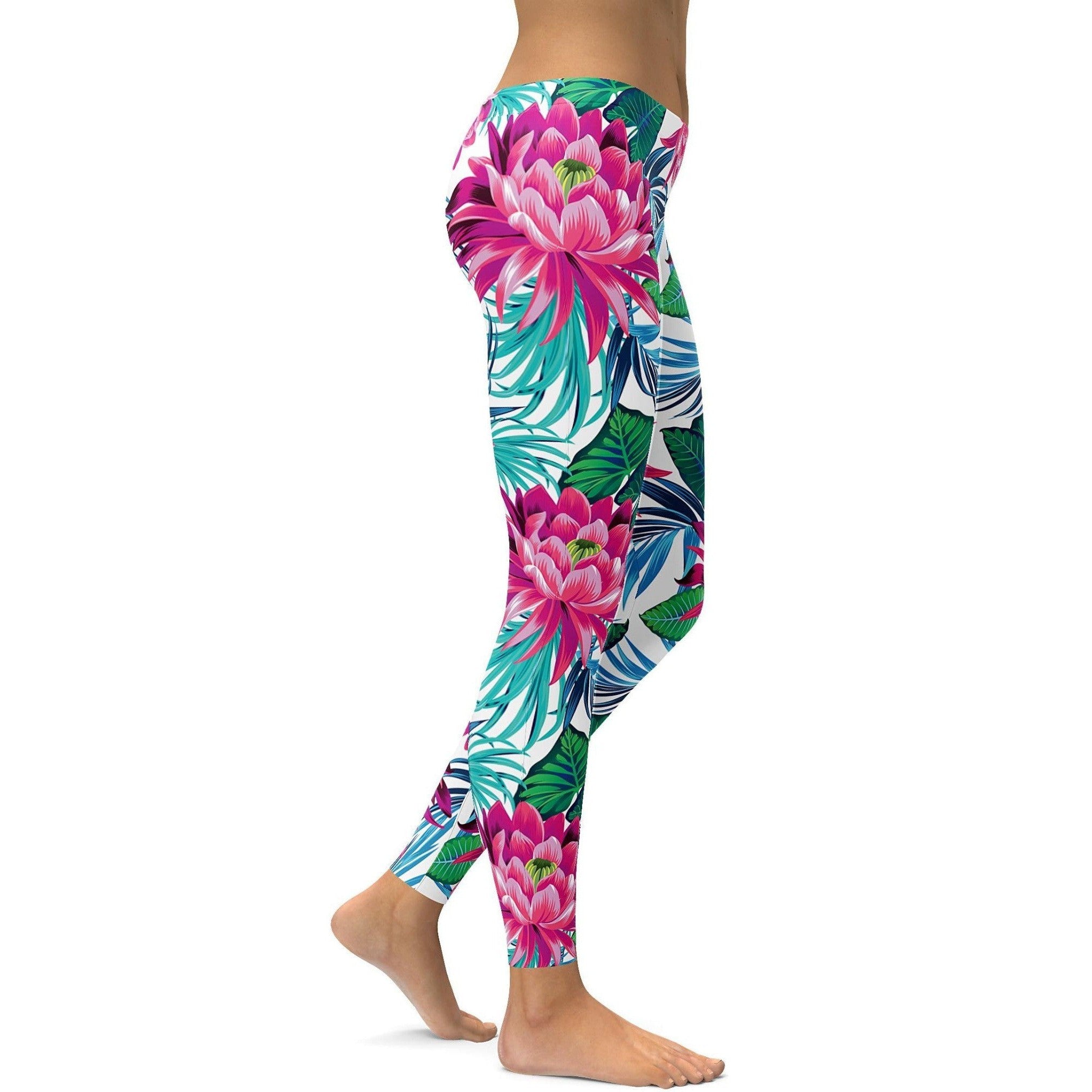 Women's REG/Plus Super Soft Cotton Blend Basic Workout Printed Pattern  Leggings