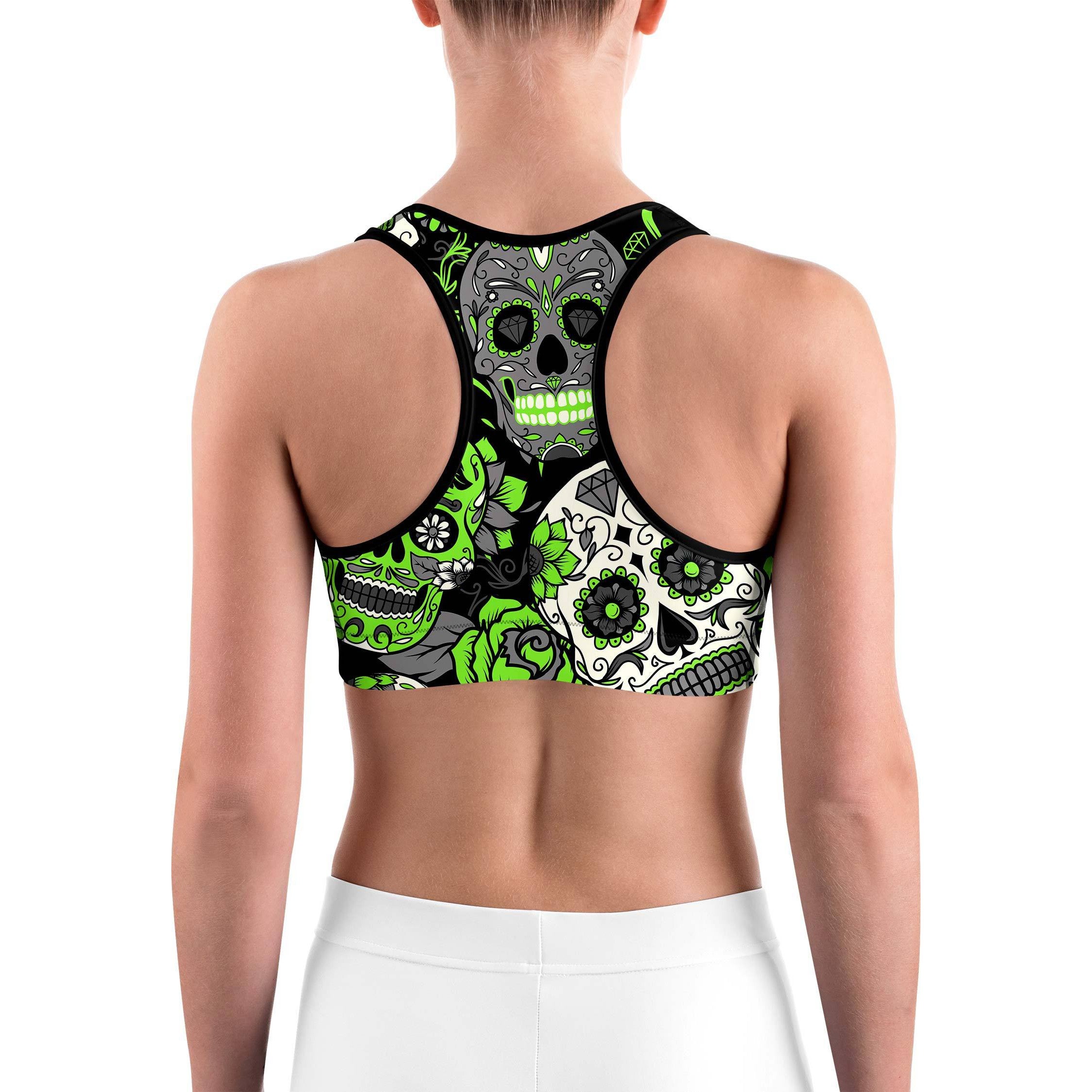 lime sports bra