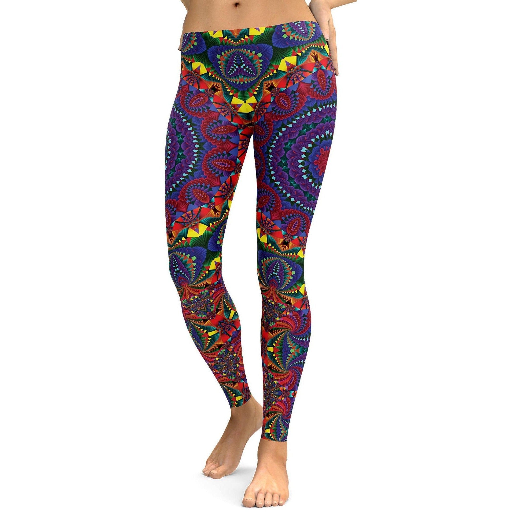 Retro Kaleidoscope Leggings