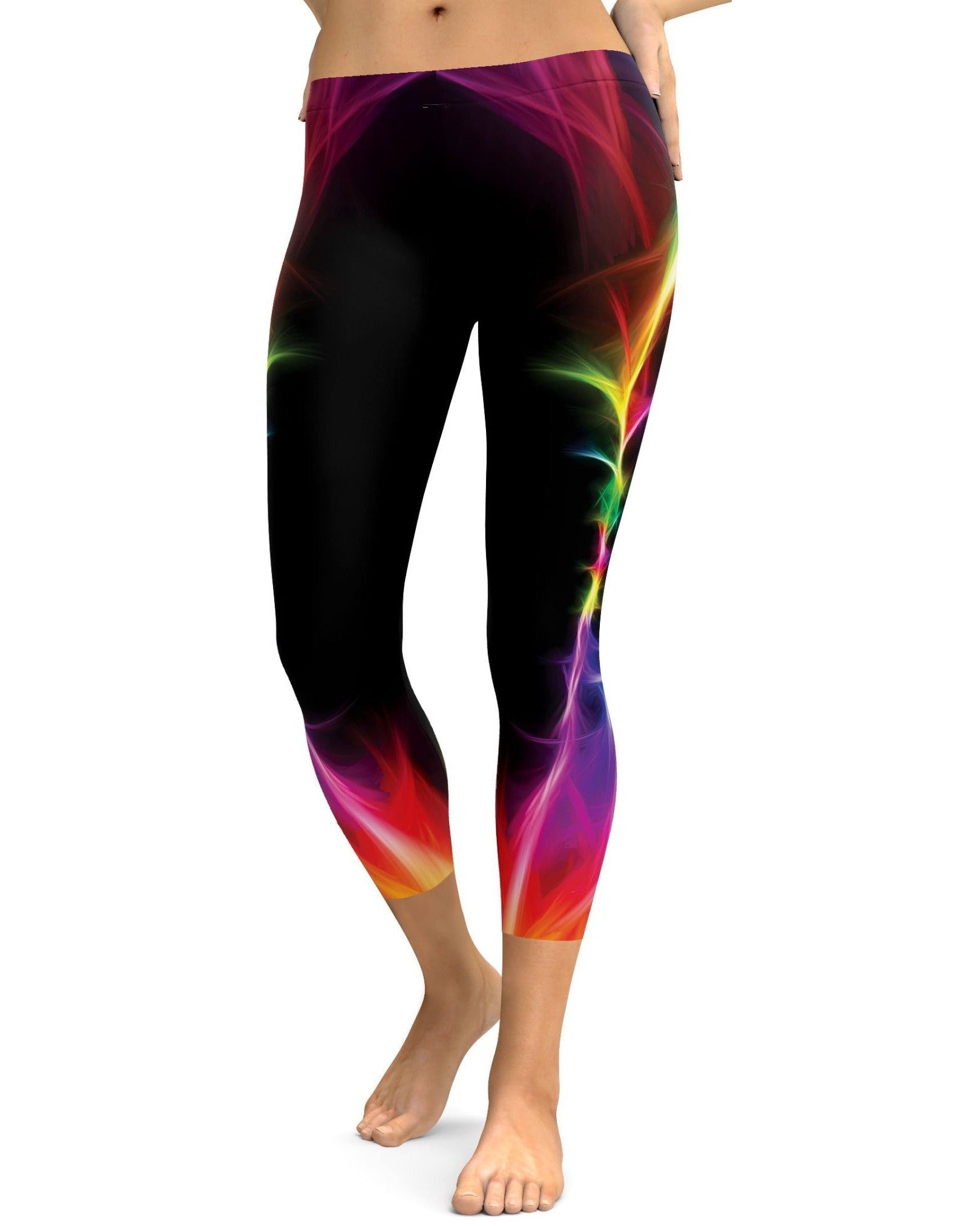 EDM Particle Wave Capris