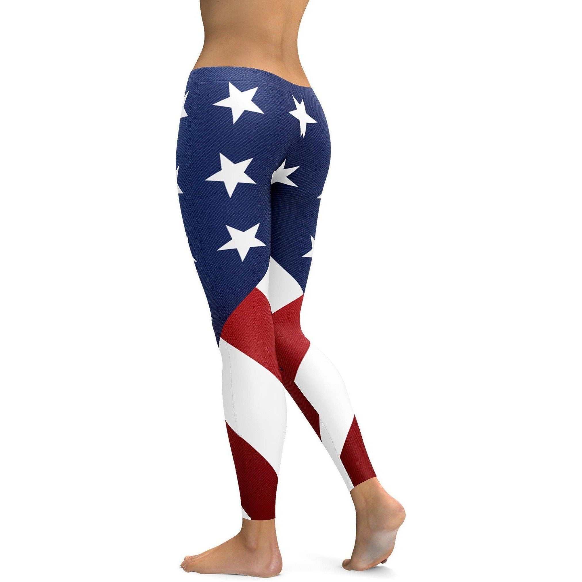 American Flag Leggings - Flag For USA