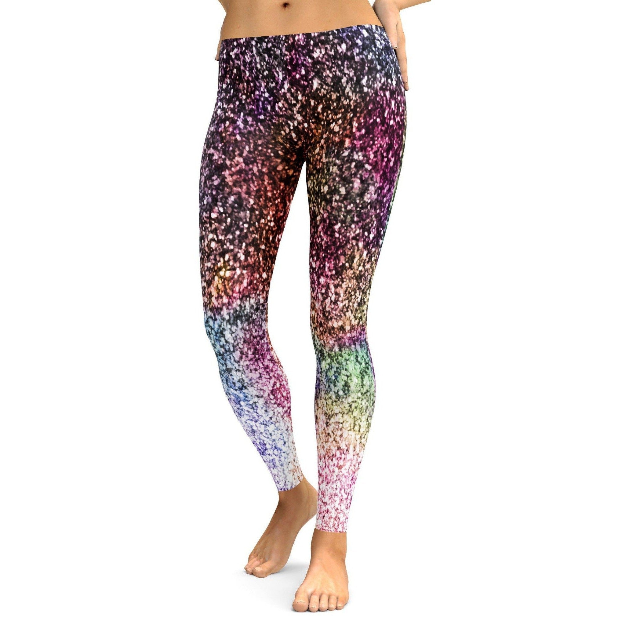 sparkle yoga pants