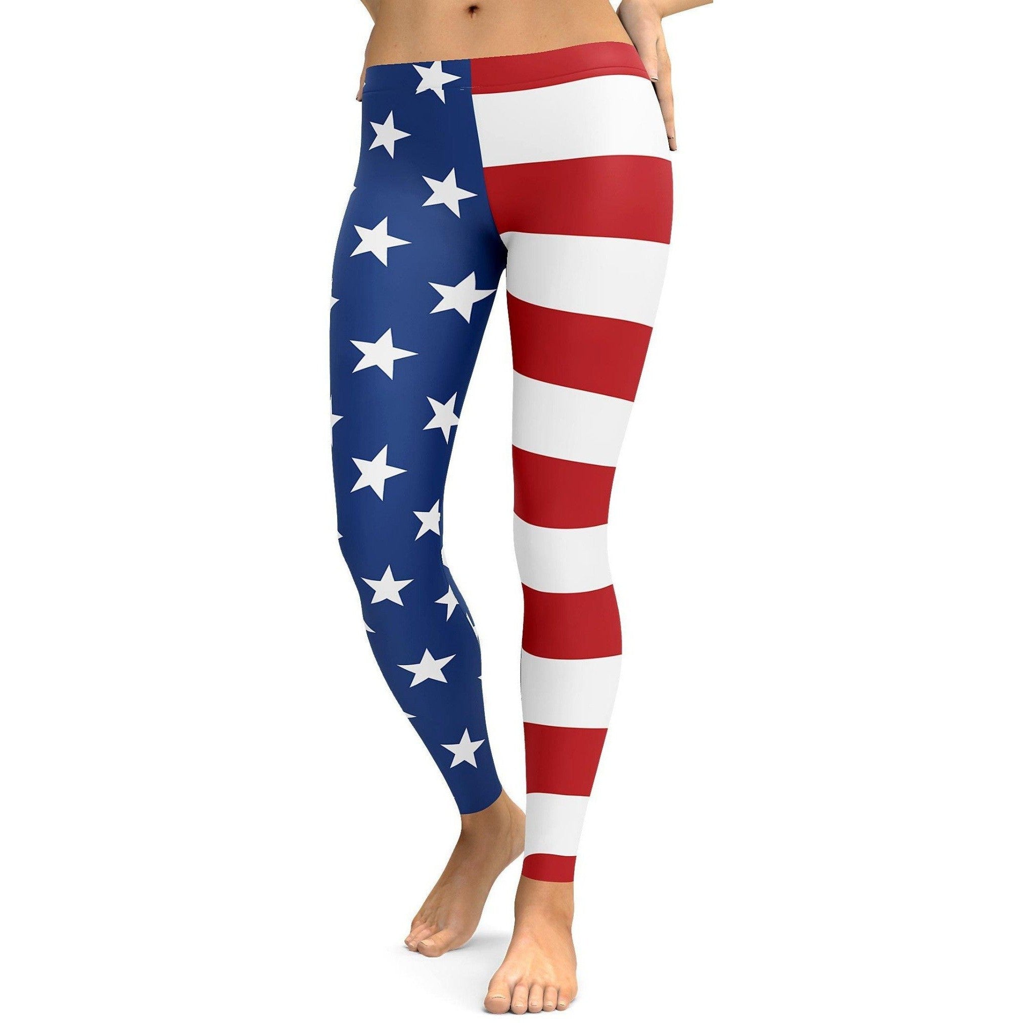 USA Stars & Stripes Leggings