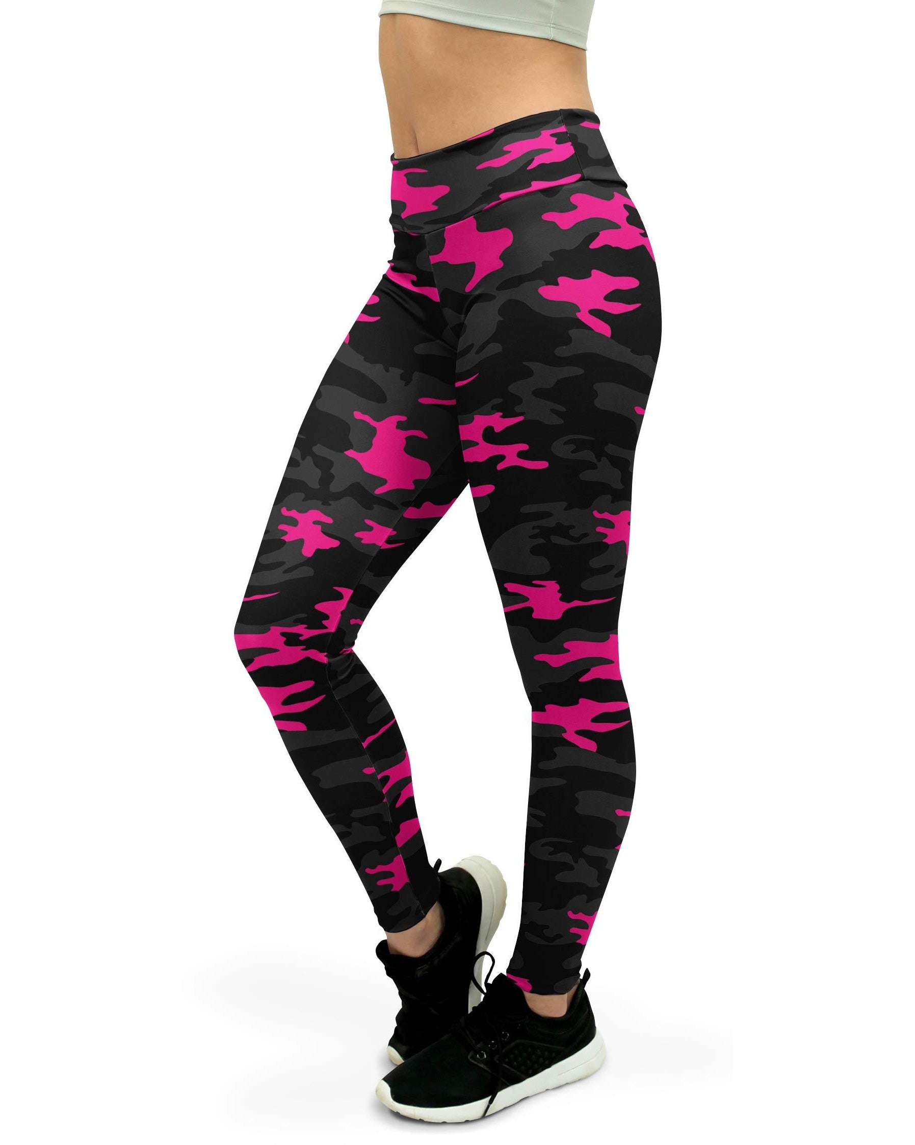 pink camo yoga pants