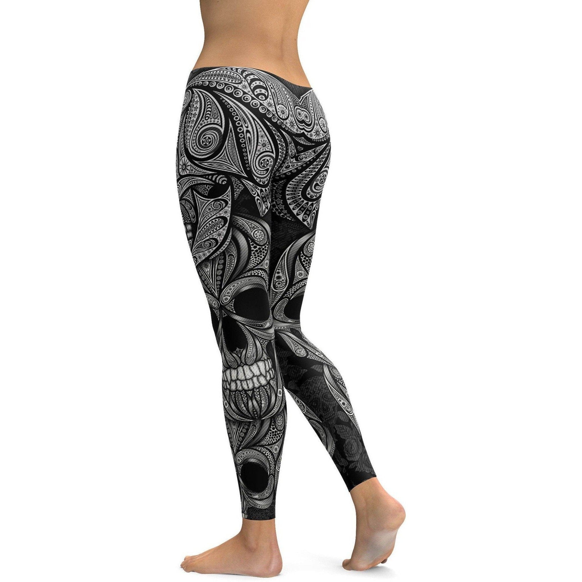 Ornamental Skull Leggings