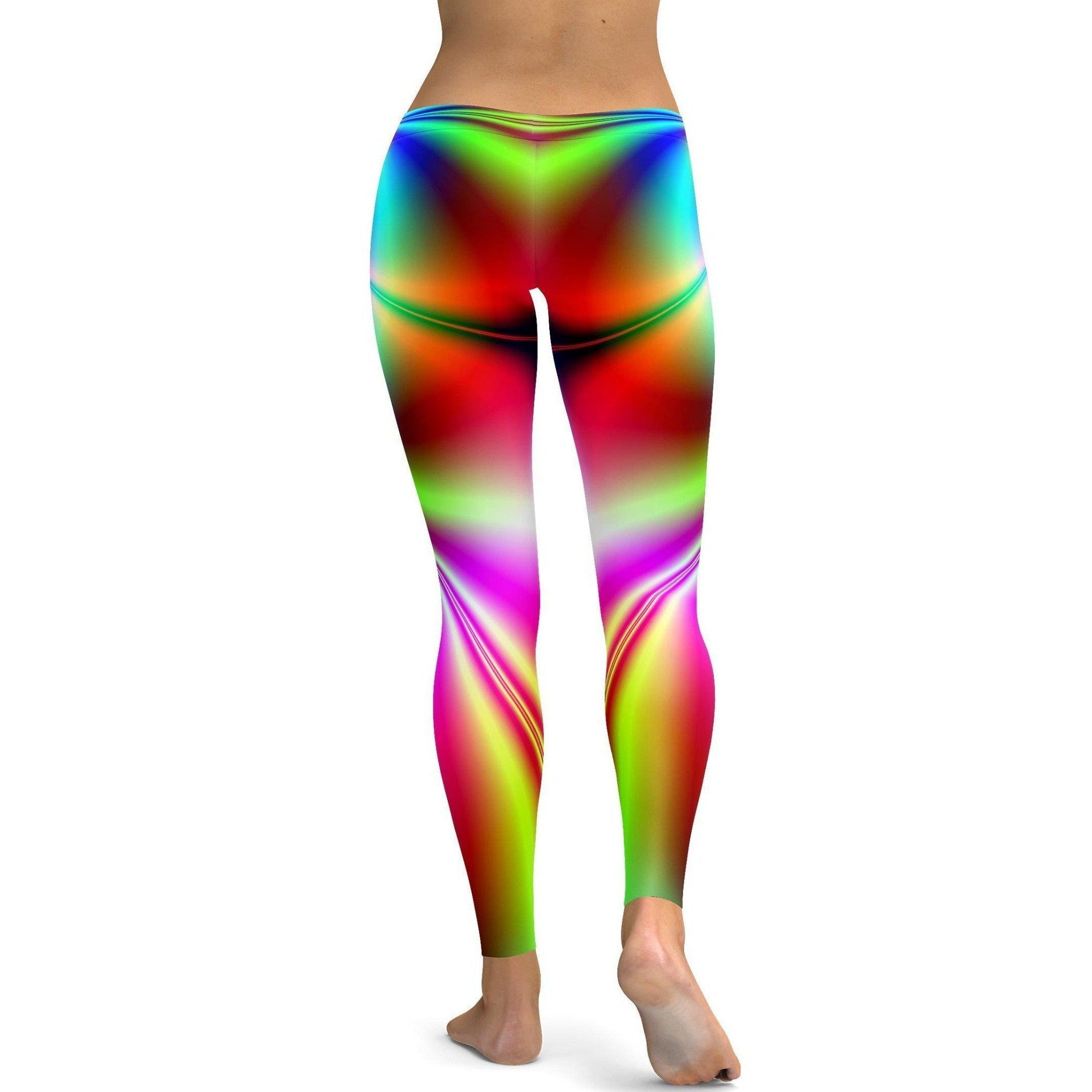 Psychedelic Neon Leggings 6548