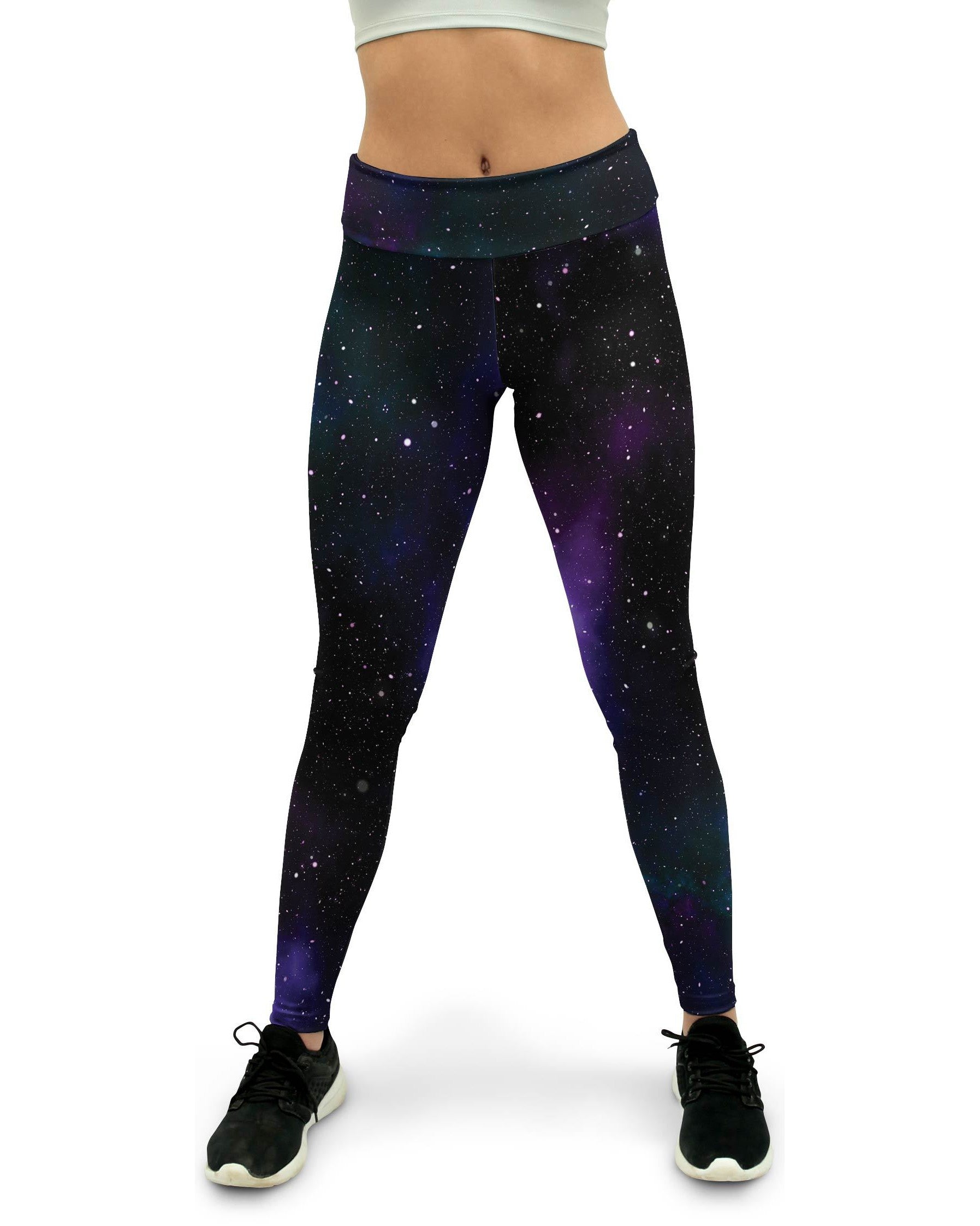 Purple Galaxy Yoga Pants