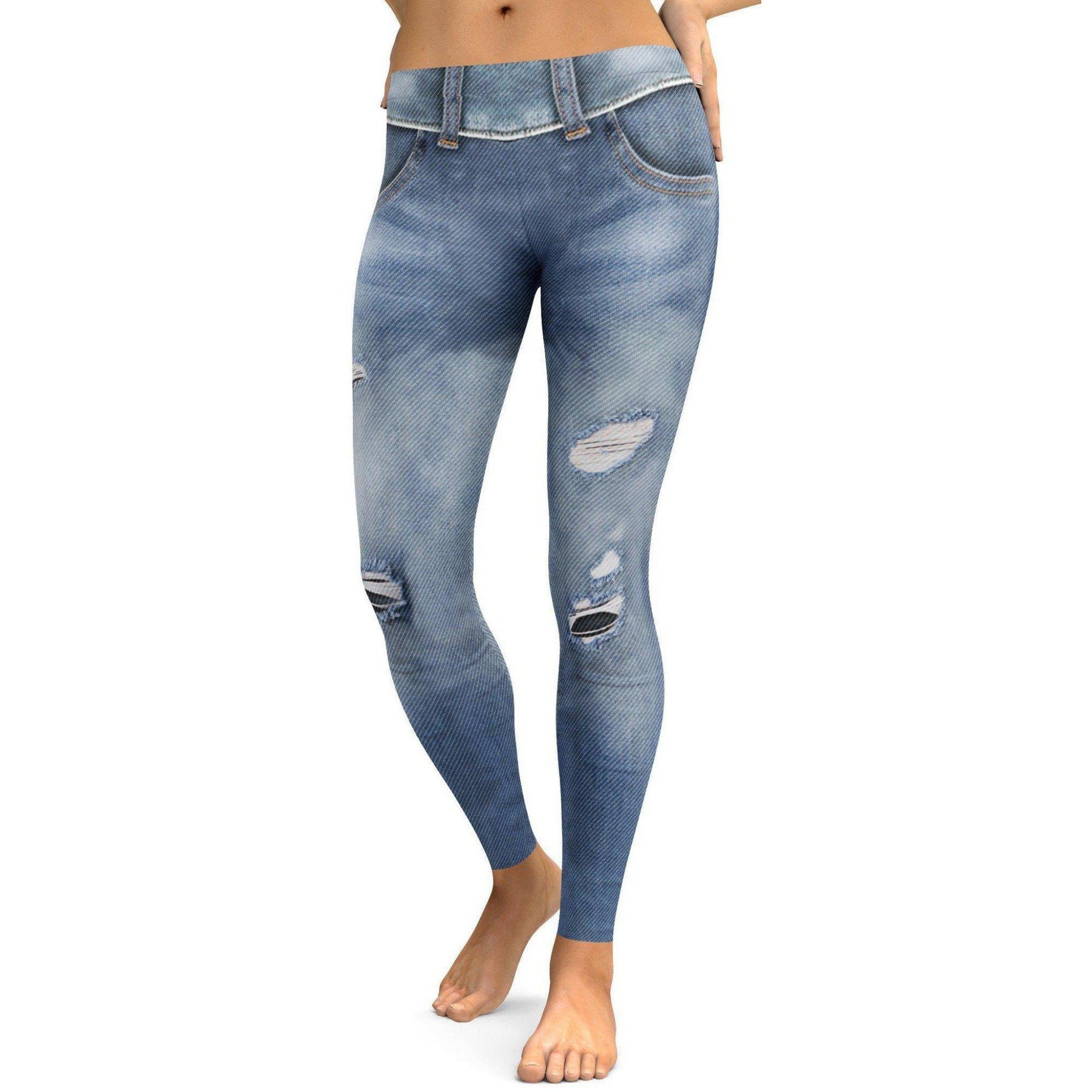 Realistic Jeans Leggings - Jeggings