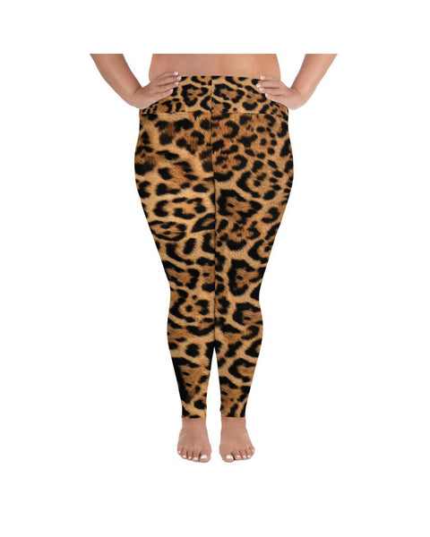 Download Leopard Skin Plus Size Leggings