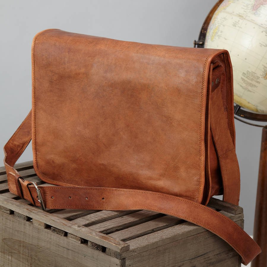 Vintage-Inspired Leather Messenger Bags Available In Many ...