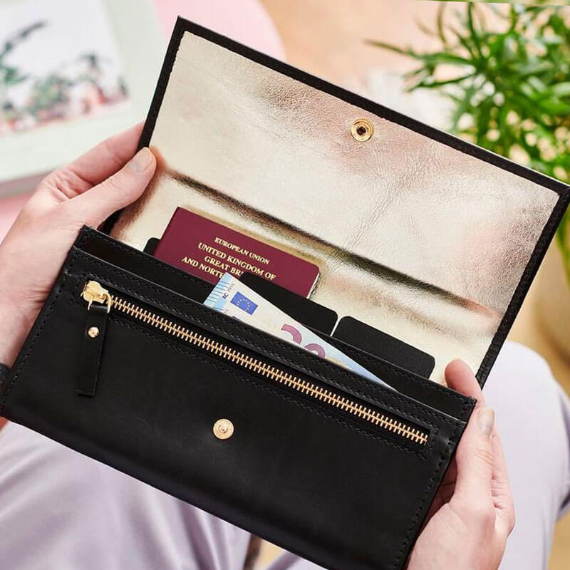 Beautiful Range of Personalised Leather Travel Wallets and Accessories –  Vida Vida Leather Bags & Accessories