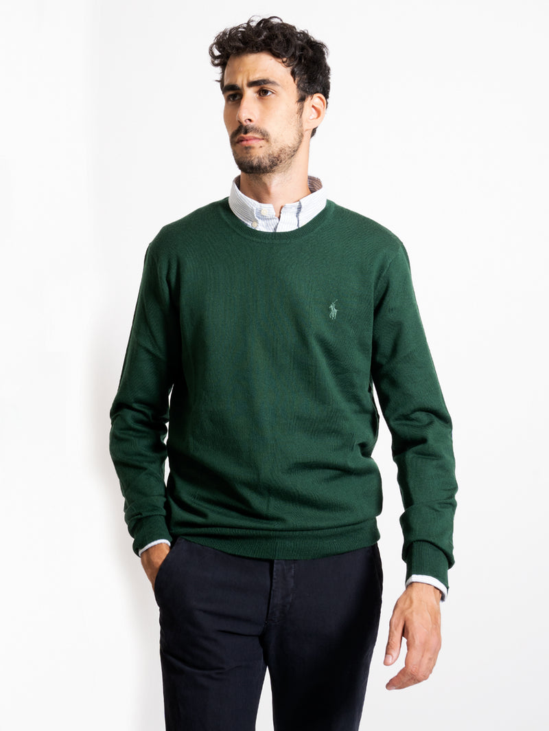 RALPH LAUREN - Green Extrafine Wool Sweater – TRYME Shop