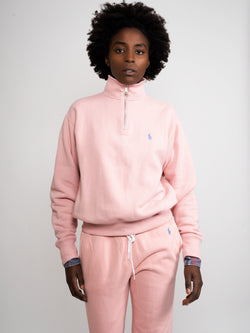 RALPH LAUREN - Pink Half Zip Sweatshirt – TRYME Shop