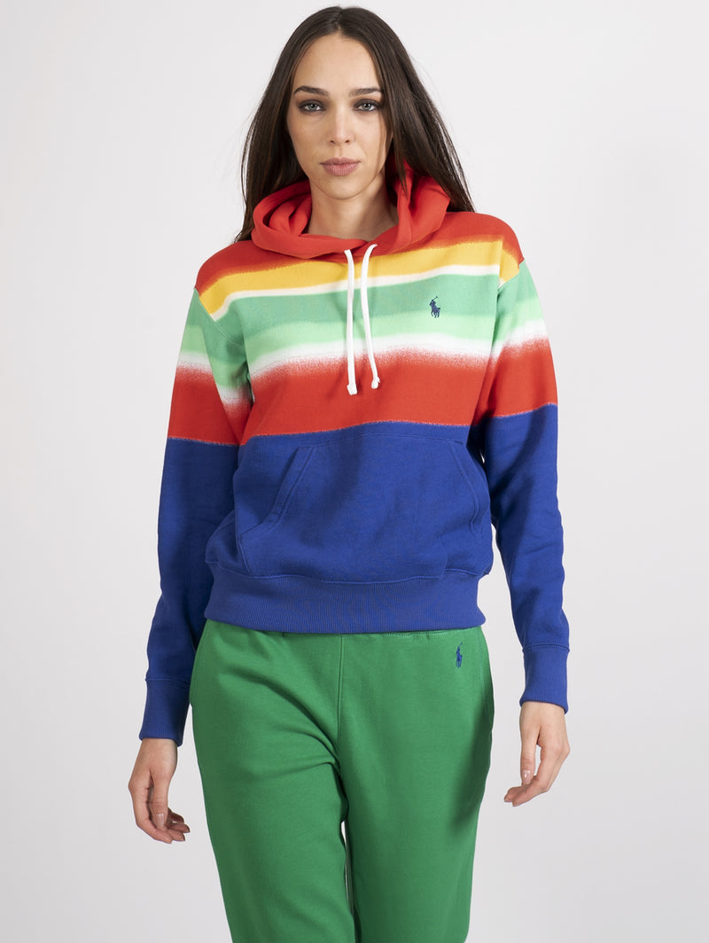 RALPH LAUREN - Multicolor Rainbow Effect Sweatshirt – TRYME Shop