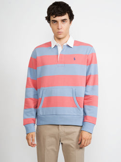 RALPH LAUREN - Red / Blue Striped Rugby Style Sweatshirt – TRYME Shop
