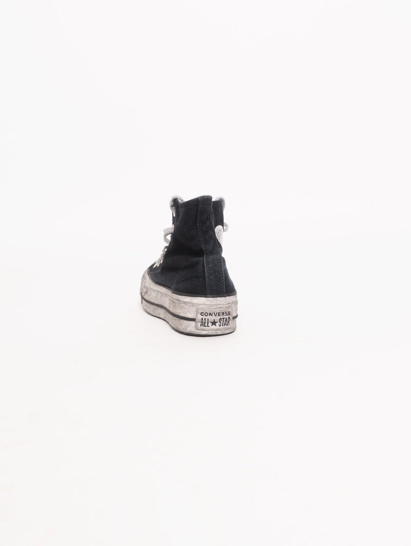CONVERSE - Chuck Taylor All Lift Smoked Canvas High Top Nero – TRYME Shop