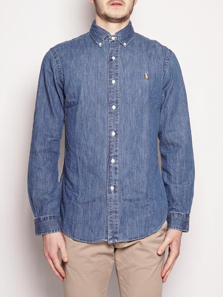 ralph lauren men's denim shirts long sleeve